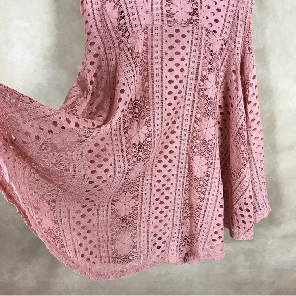 AMERICAN RAG Lace Dress, Dusty Rose NWT L - Picture 2 of 8